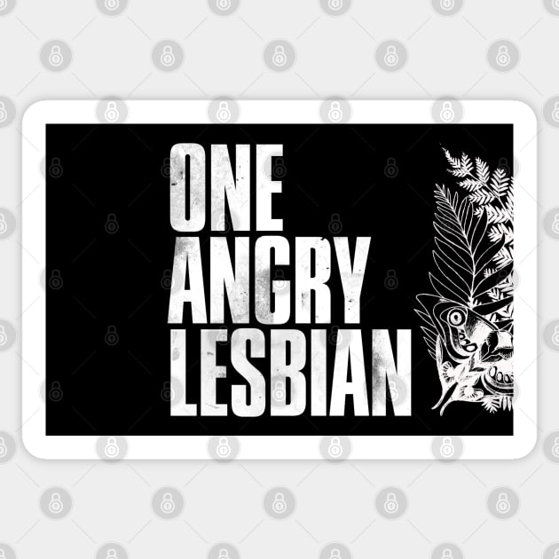 One Angry Lesbian | The Last of Us Part II Meme Sticker by threadbaregaming